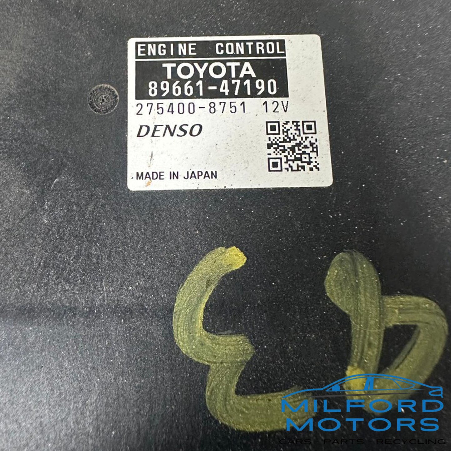 Electronic Control Module Engine/Motor Fits 2012-2013 Toyota Prius 1.8L