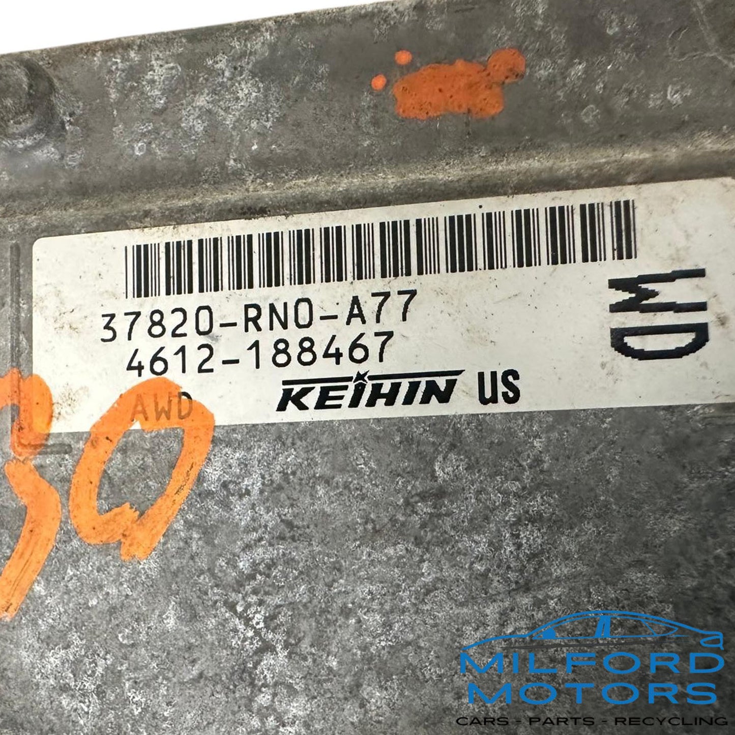 Electronic Control Module Engine/Motor Fits 2009-2010 Honda Pilot EX 3.5L AWD