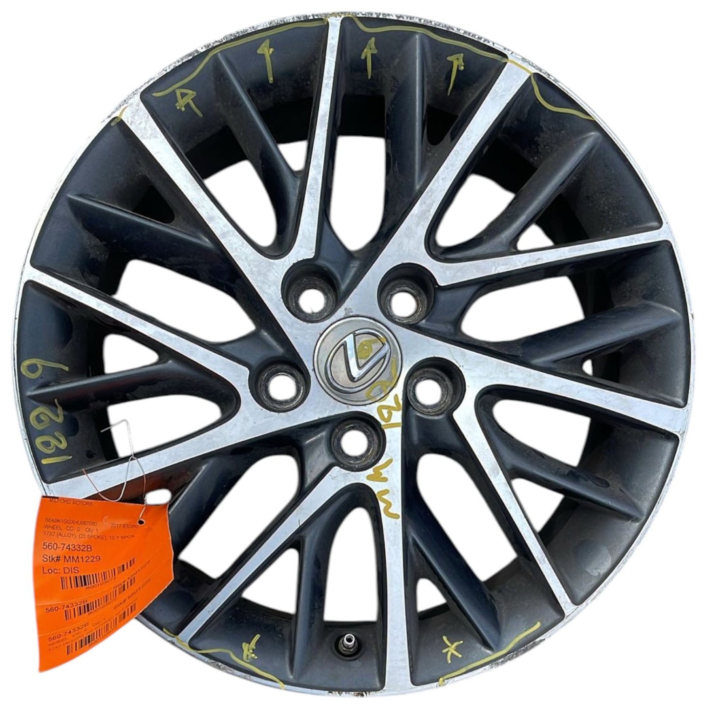 Alloy Wheel Rim 17X7 Fits for 2016-2018 Lexus ES 350 3.5L