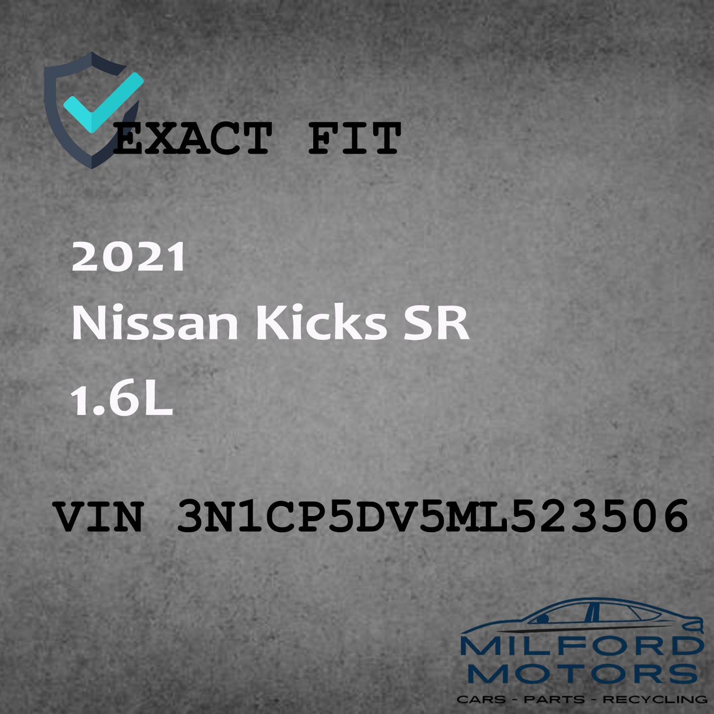 Alloy Wheel Rim 17X6-1/2 Fits for 2021-2024 Nissan Kicks SR 1.6L