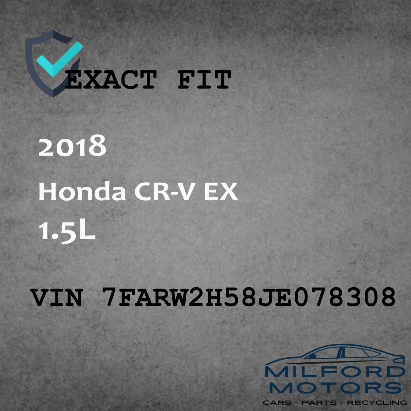 Alloy Wheel Rim 17X7-1/2 Fits for 2018 Honda CR-V EX 1.5L