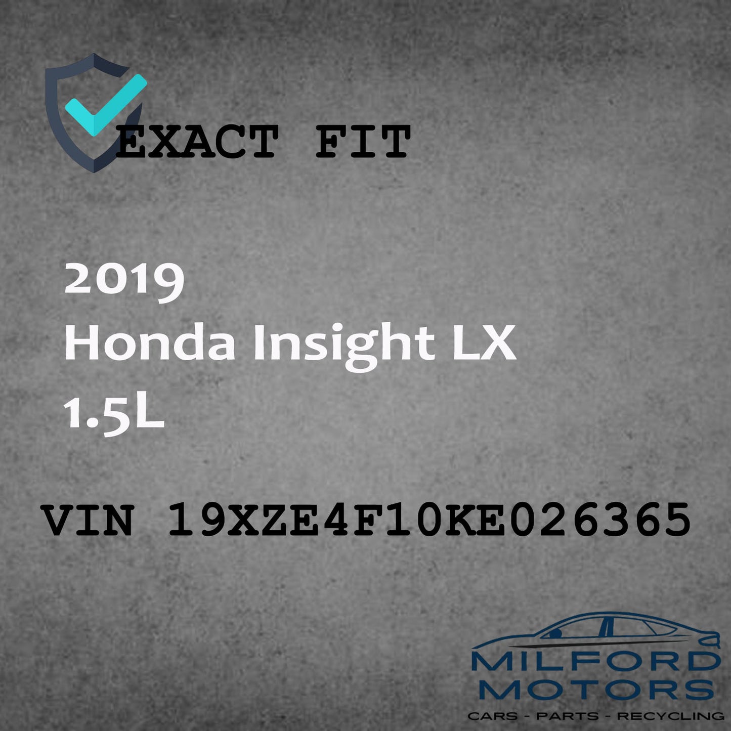 Alloy Wheel Rim 16X7 Fits for 2019-2022 Honda Insight LX 1.5L