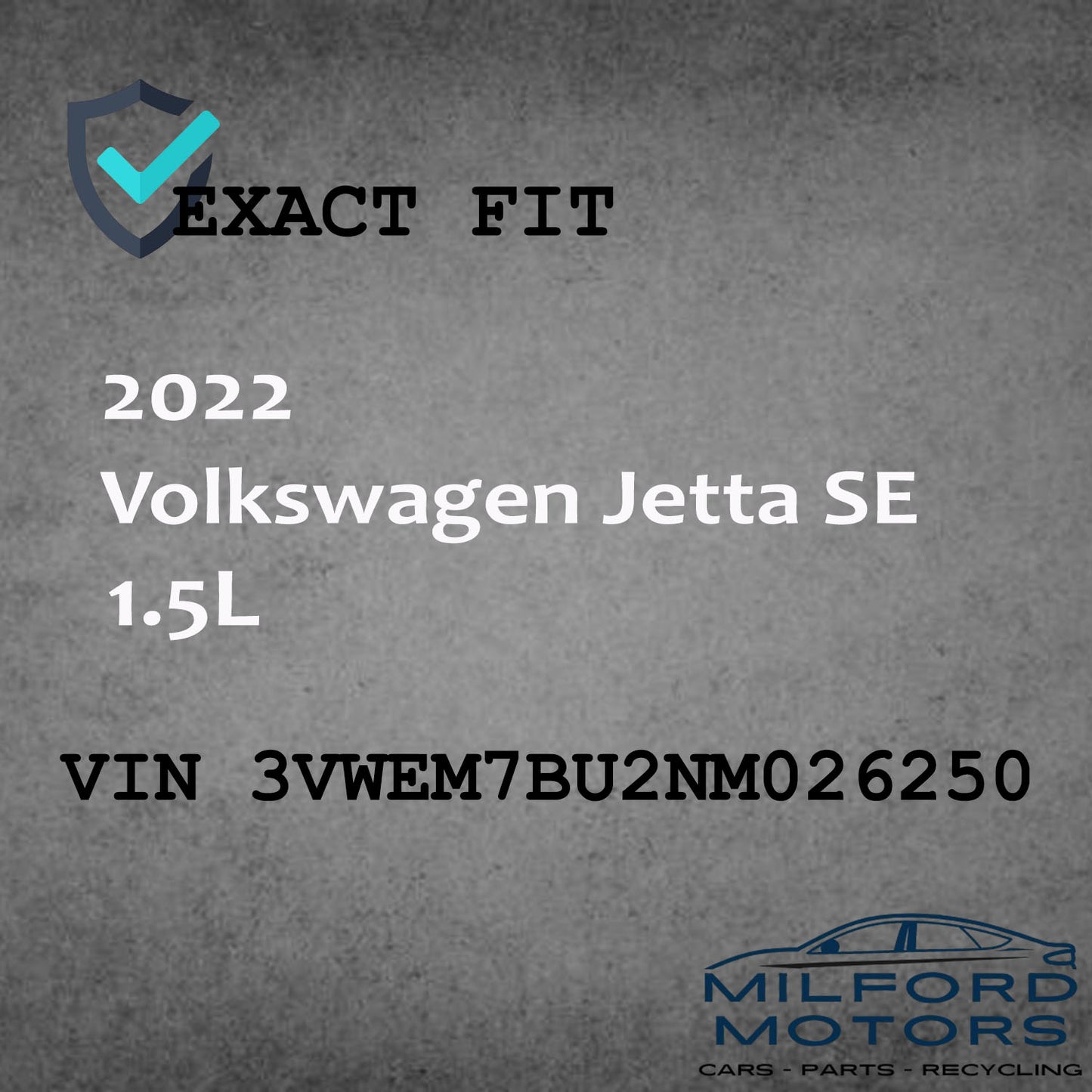 Dark Gray Wheel Rim 18X7 Fits for 2022-2024 Volkswagen Jetta SE 1.5L