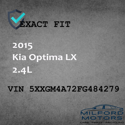 Alloy 5 Spoke Wheel Rim 16X6-1/2 Fits for 2014-2015 Kia Optima LX 2.4L