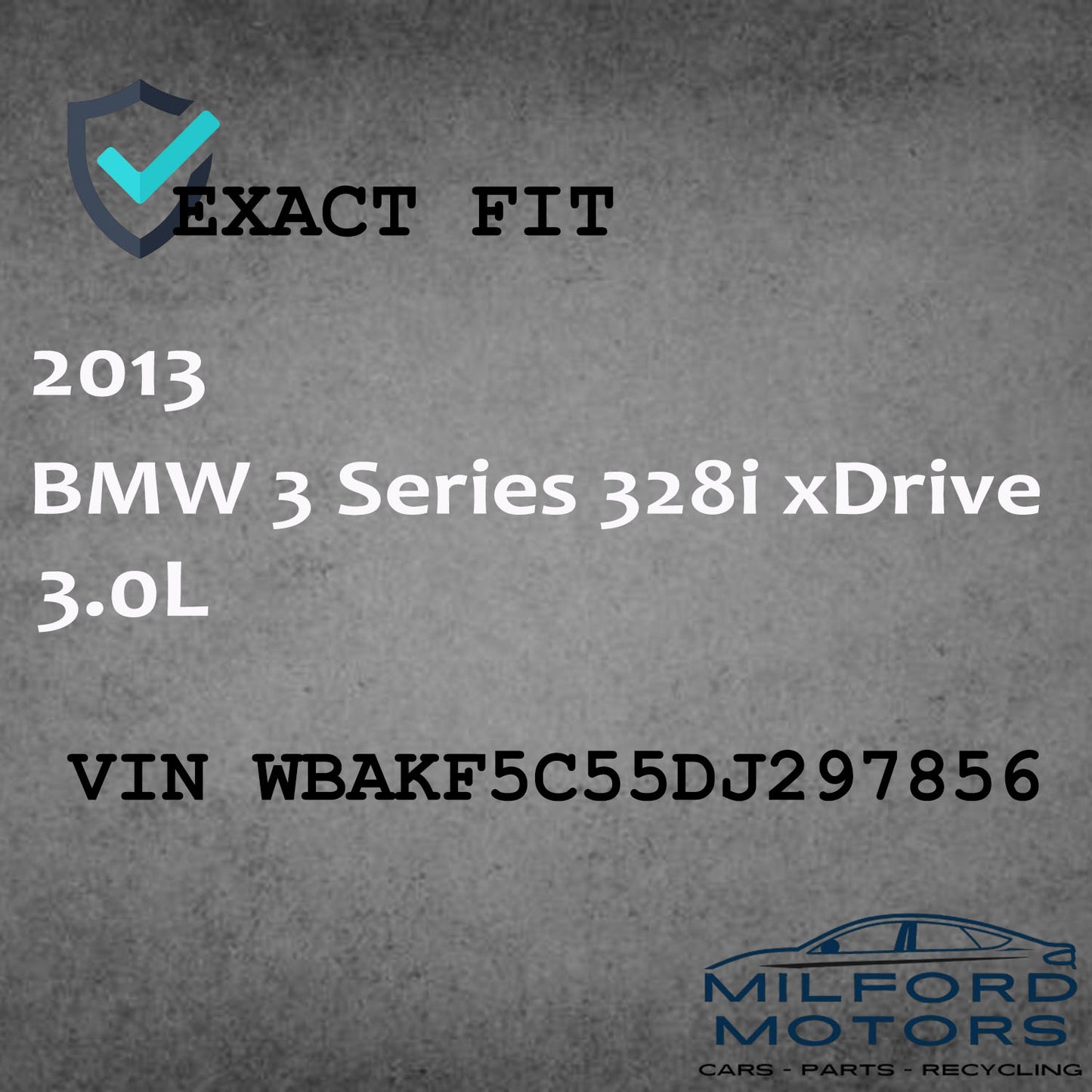 Alloy V Spoke Wheel Rim 17X8 Fits for 2008-2013 BMW 3 Series 328i xDrive 3.0L