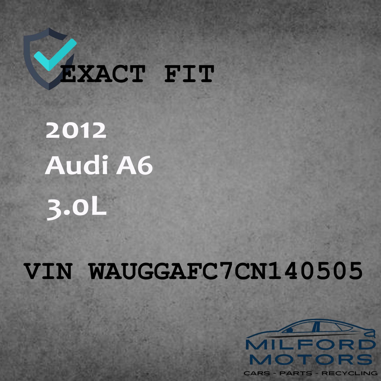 Alloy 5 Spoke Wheel Rim 18X8 Fits for 2012 Audi A6 3.0L