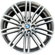 Grade A 10 Double Spoke Wheel Rim 19X8 Fits for 2017-2020 BMW 5 Series 4.4L