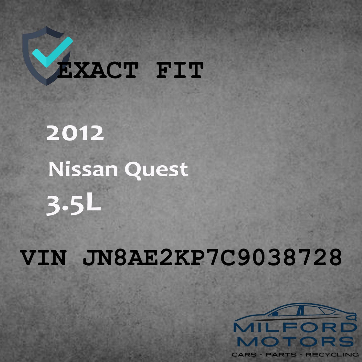 Alloy Grade A 5 Spoke Wheel Rim 16X7 Fits for 2011-2017 Nissan Quest 3.5L