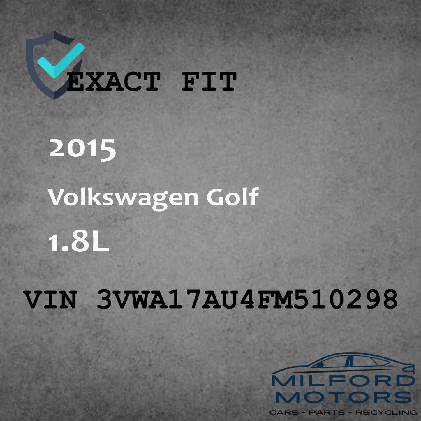 Alloy Grade A Wheel Rim 15X6 Fits for 2015-2020 Golf SportWagen TSI S 1.8L