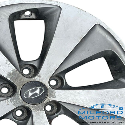 Alloy Wheel Rim 5 Spoke 17X6-1/2 Fits for 2011-2012 Hyundai Sonata Hybrid 2.4L