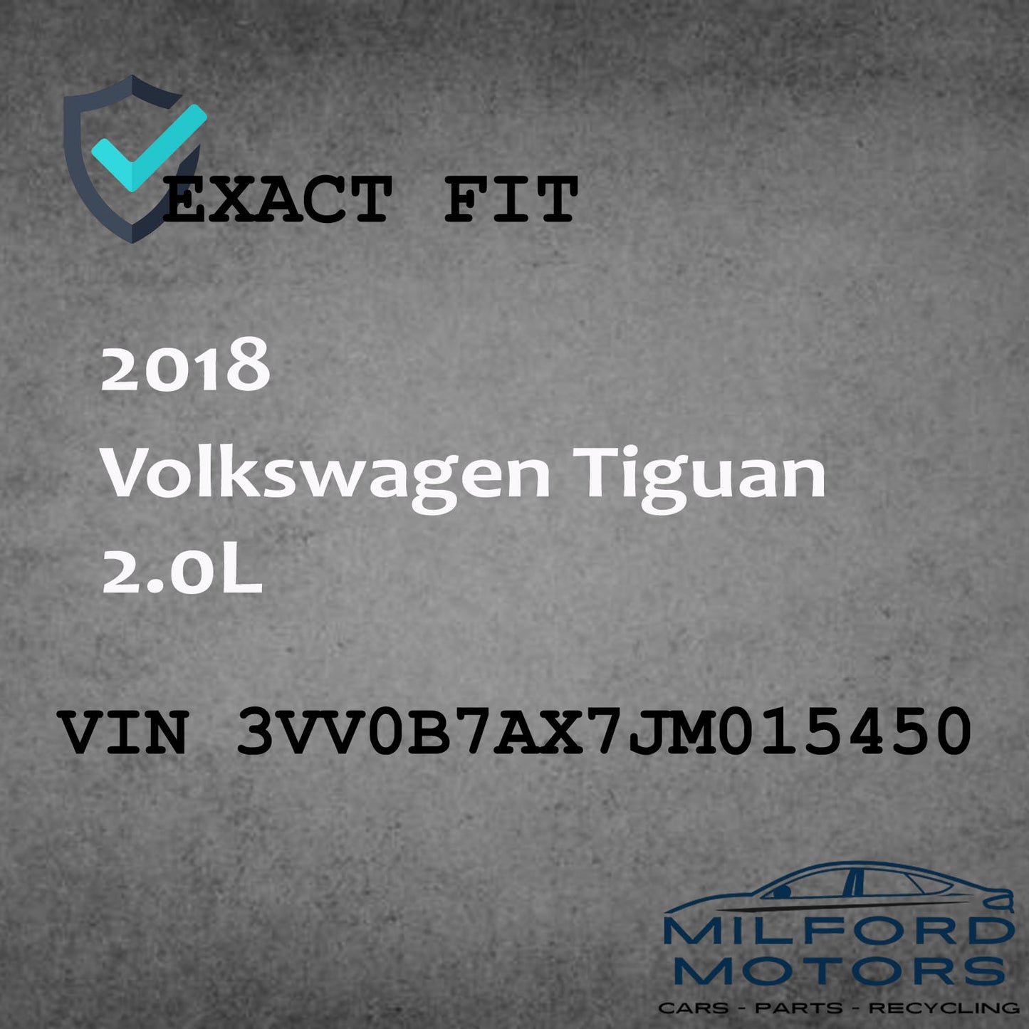 Alloy Wheel Rim 10 Spoke 17X7 Fits for 2018-2020 Volkswagen Tiguan 2.0L