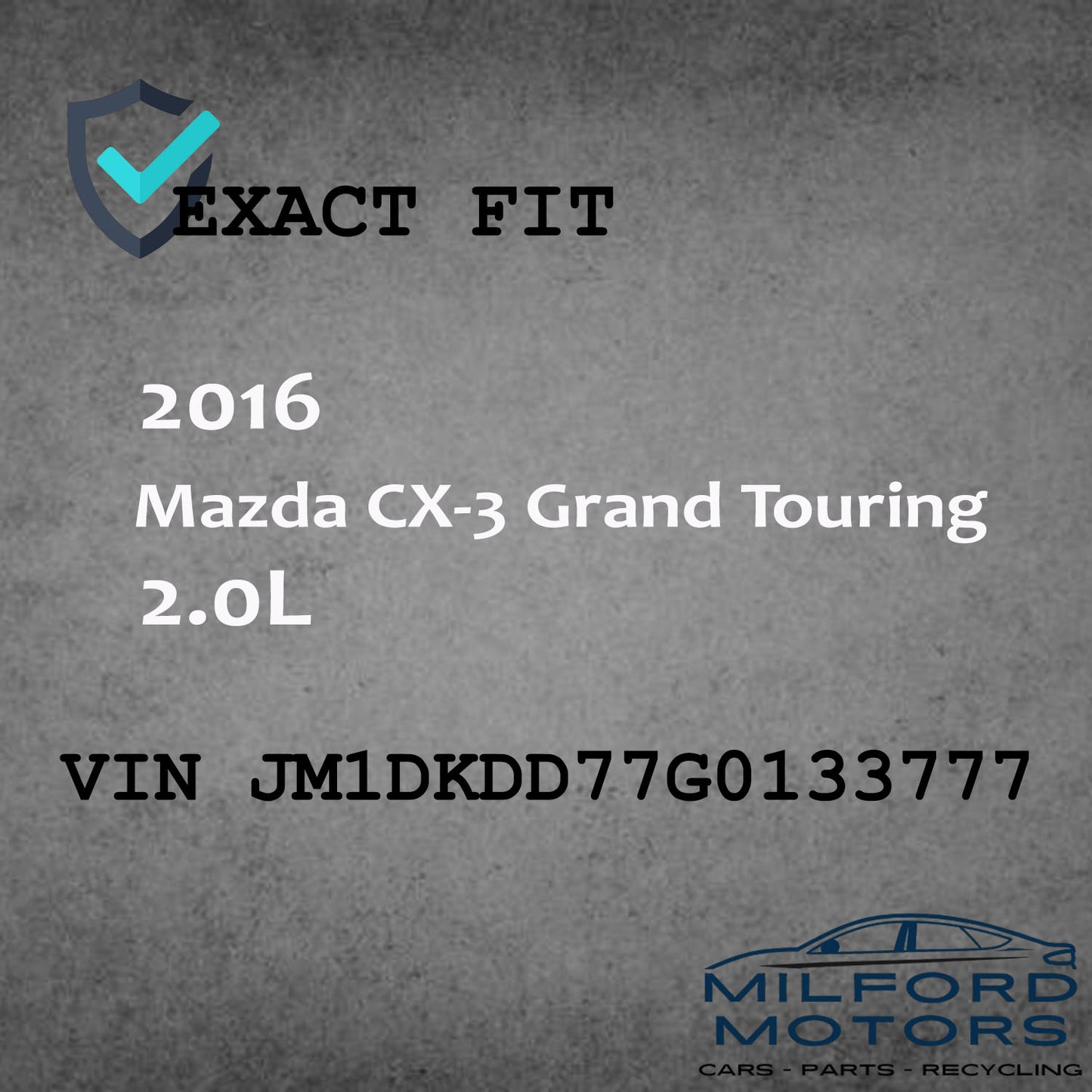 Aluminum Wheel Rim 18X7 Fits for 2016-2018 Mazda CX-3 Grand Touring 2.0L