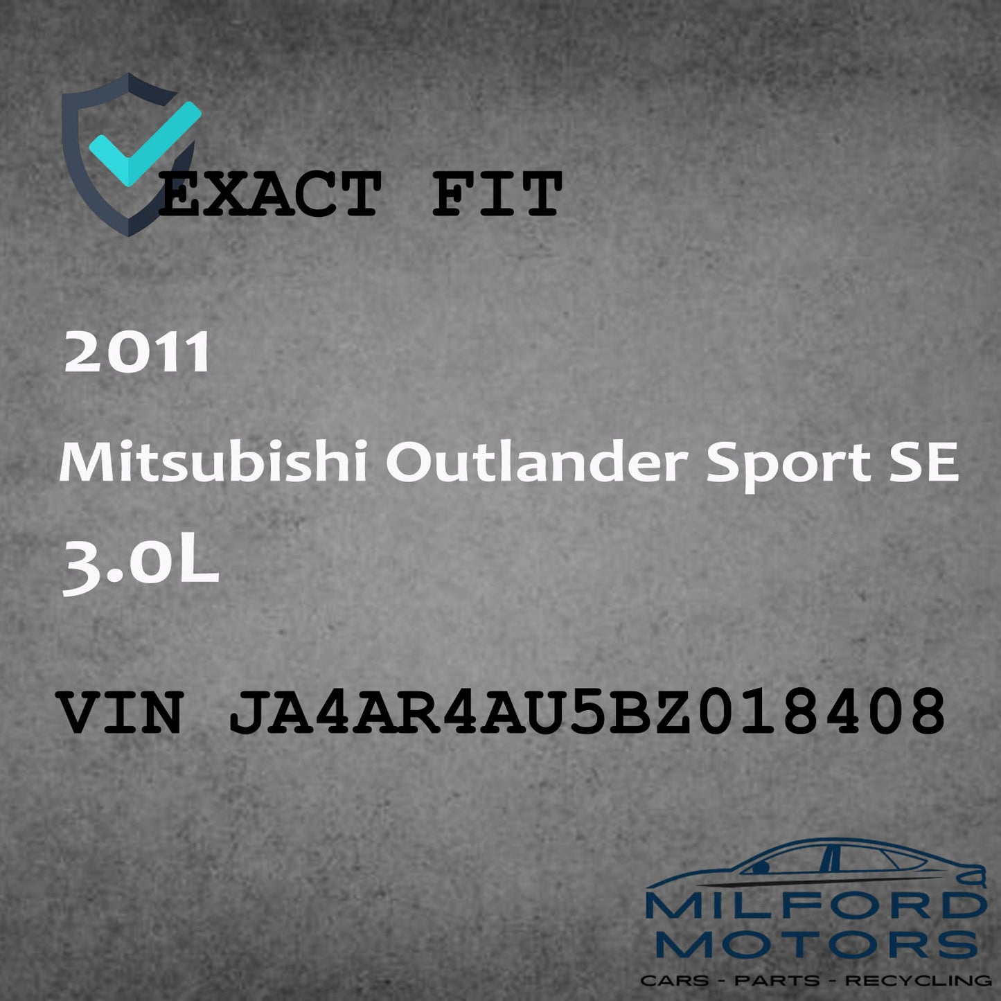 10 Spoke Wheel Rim 18X7 Fits for for 2008-2011 Outlander Sport SE 2.0L