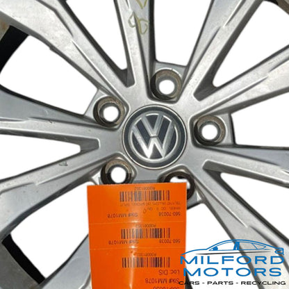 Wheel Rim 10 Spoke 17X7 Fits for 2018-2020 Volkswagen Tiguan S 4Motion 2.0L