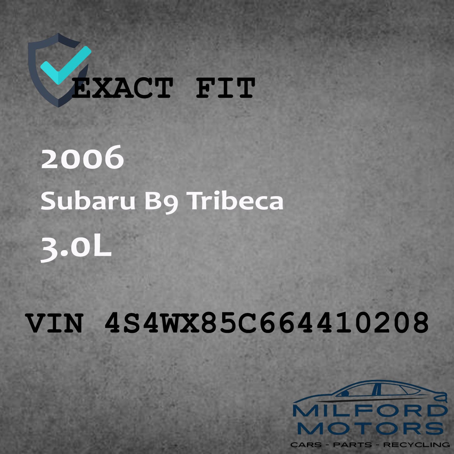 Left Driver Side Tail Light Fits for 2006 Subaru B9 Tribeca 3.0L