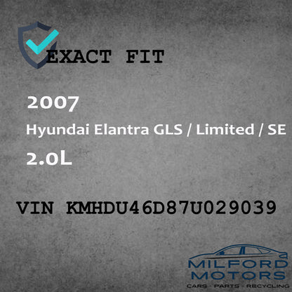 Right Passenger Side Tail Light Fits for 2007-2010 Hyundai Elantra 2.0L