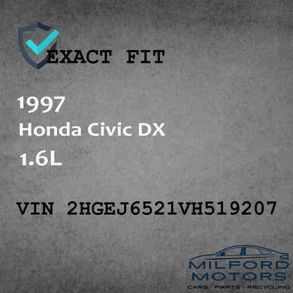 Right Passenger Side Tail Light Fits for 1996-1198 Honda Civic DX 1.6L