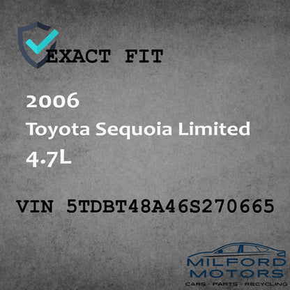 Right Passenger Side Tail Light Fits for 2005-2007 Toyota Sequoia Limited 4.7L