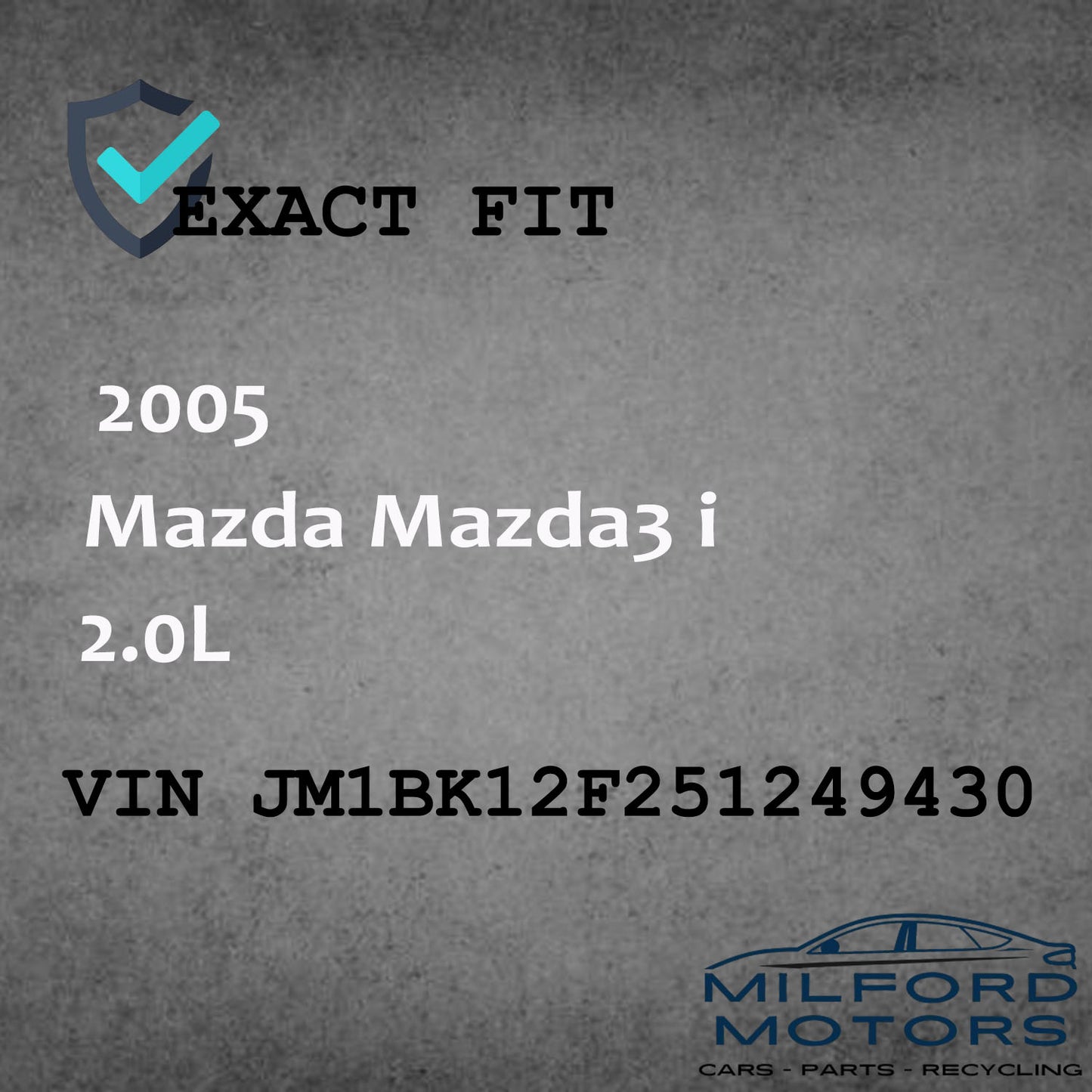 Left Driver Side Tail Light Fits for 2004-2006 Mazda Mazda3 i 2.0L