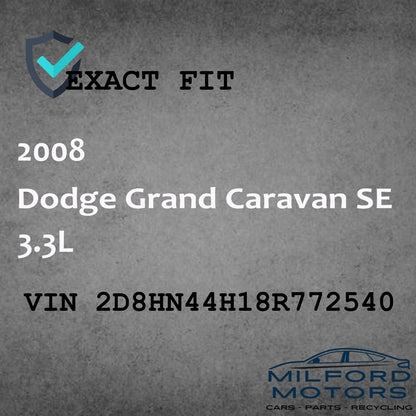 Left Driver Side Tail Light Fits for 2008-2010 Dodge Grand Caravan SE 3.3L