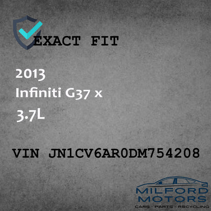 Right Passenger Side Tail Light Fits for 2011-2015 Infiniti G37 x 3.7L