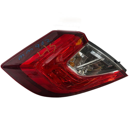 Left Driver Side Tail Light Fits for 2016-2021 Honda Civic EX-T 1.5L