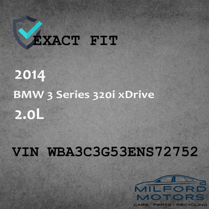 Right Passenger Side Tail Light Fits for 2012-2015 BMW 3 Series 320i 2.0L