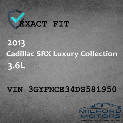 Right Passenger Side Tail Light Fits for 2010-2016 SRX Luxury Collection 3.6L