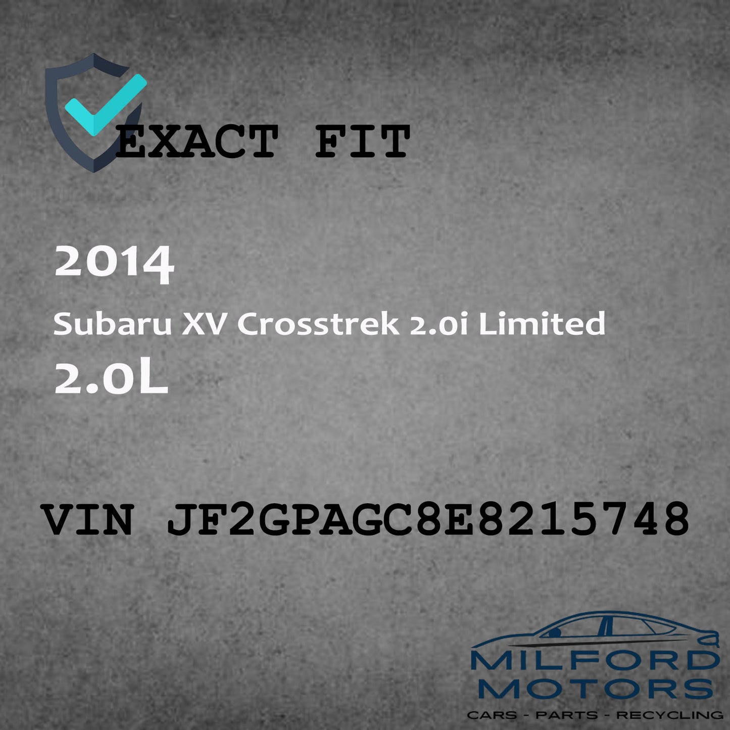 RH Passenger power heated side View Mirror Fits 2012-2014 XV Crosstrek Impreza