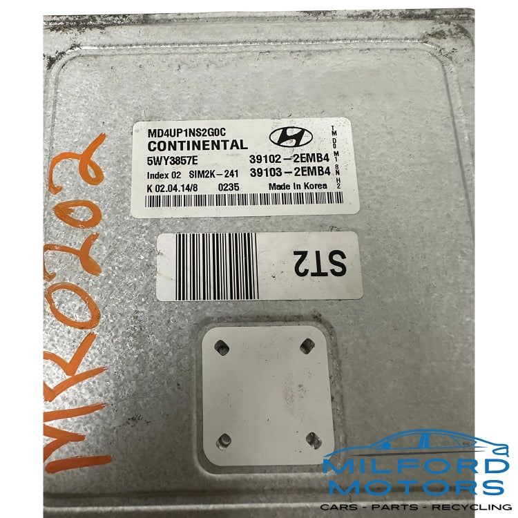 Engine ECM Electronic Control Module  Fits 2014-2016 Hyundai Elantra 1.8L