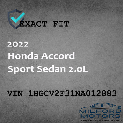 Used Radio Audio Receiver Fits 2021-2022 Honda Accord Sport Sedan 2.0L