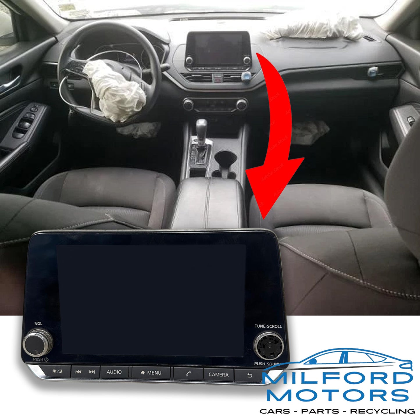 Used Audio Equipment Radio Receiver AM-FM Fits 2019-2020 Altima 2.5 S Sedan 2.5L