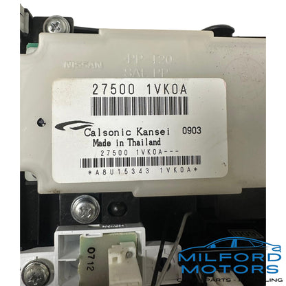 Black Automatic Temperature Control Fits 2011-2015 Nissan Rogue 2.5L