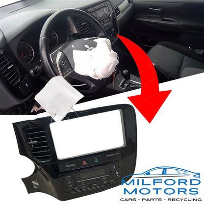 Black Temperature Control Fits 2014-2016 Mitsubishi Outlander ES 2.4L