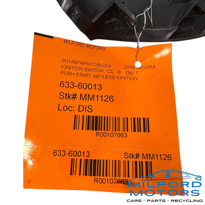 Switch Keyless Ignition Push Button Start  Fits 2013-2019 Versa Sentra 1.8L