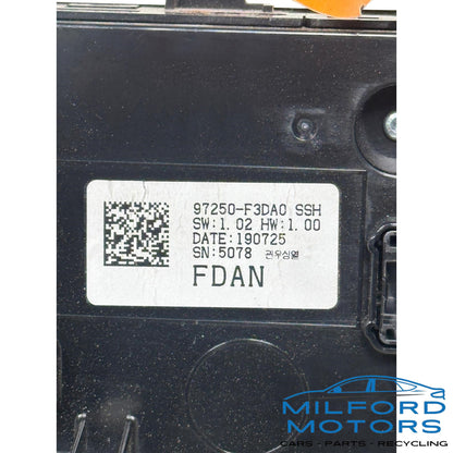 Black Automatic Temperature Control  2019-2020 Hyundai Elantra Sedan 2.0L