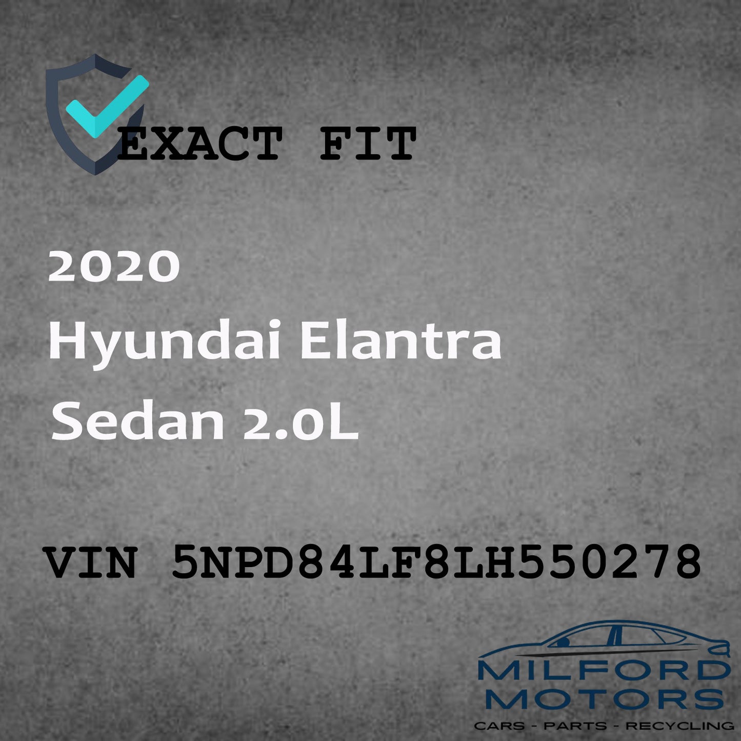 Black Automatic Temperature Control  2019-2020 Hyundai Elantra Sedan 2.0L