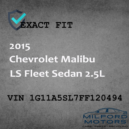 Black Semi Automatic Temperature Control Fits 14-2016 Chevy Malibu LS Fleet 2.5L