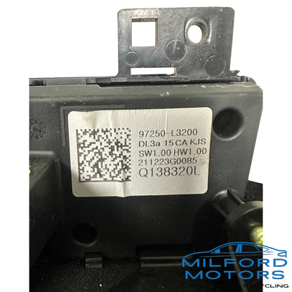 Black Temperature Control w/o Automatic Defog  2022-2024 Kia K5 LXS Sedan 1.6L