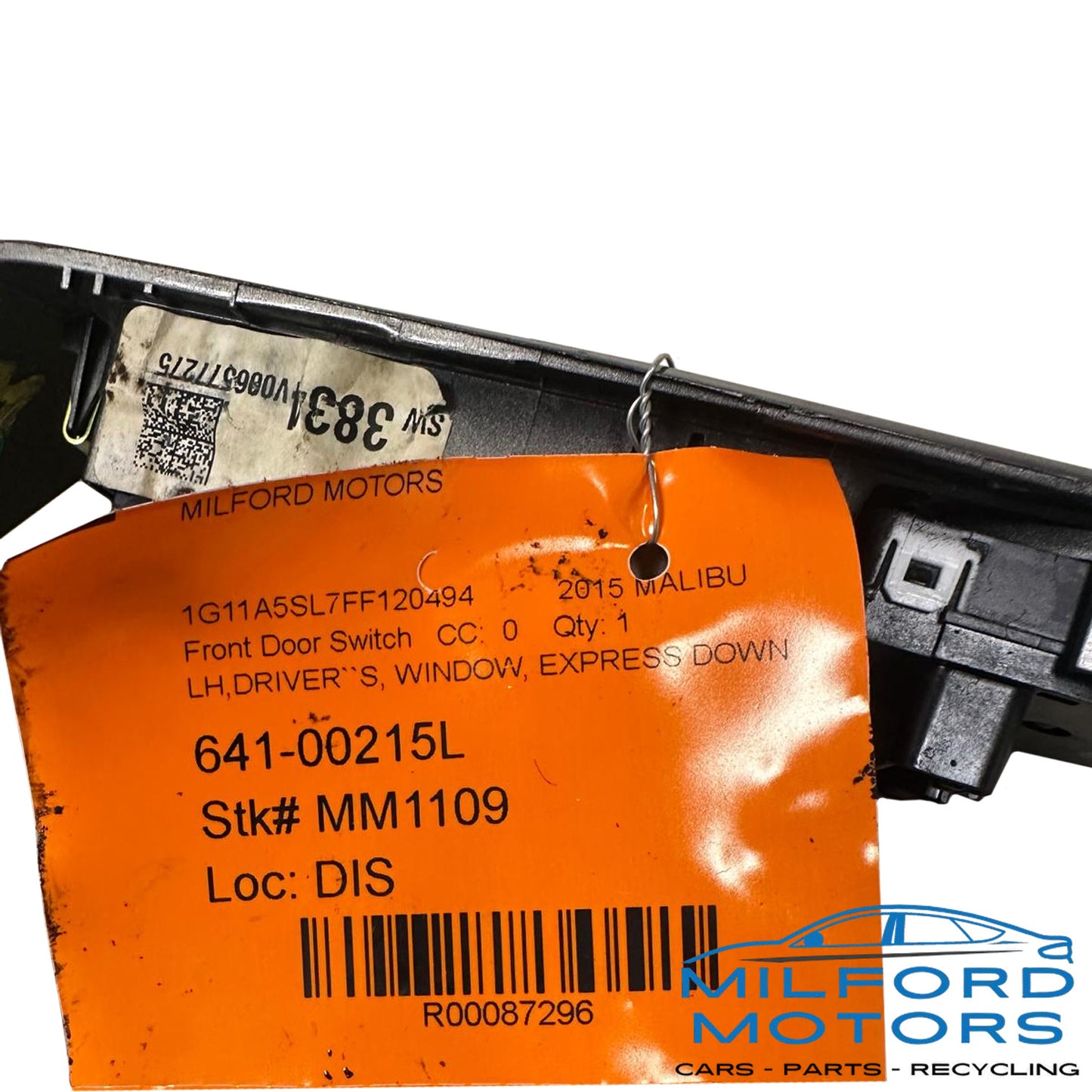 Front Door Switch Driver's Window Fits 2011-2015 Chevy Malibu Cruze Sedan 2.5L