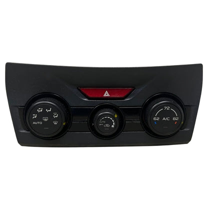 Black Manual Single Zone Temperature Control  2019-2021 Subaru Forester 2.5L
