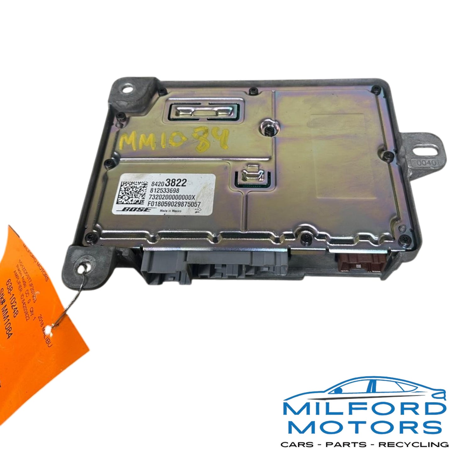 Used Audio Equipment Amplifier 2017-2018 Chevrolet Malibu LT Sedan 1.5L