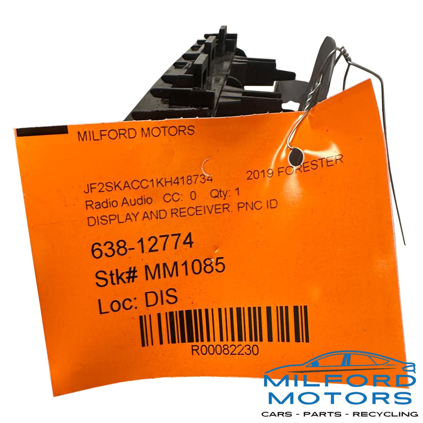 Used Audio Equipment Radio Receiver Fits 2019-2020 Subaru Forester 2.5L