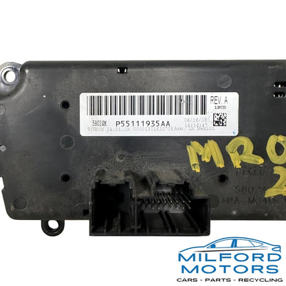 Black Manual Temperature Control  2008-2009 Jeep Liberty Sport 3.7L