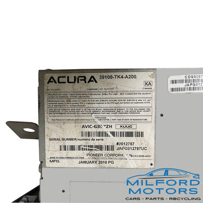 OEM Audio Equipment Radio Receiver Fits 2009 Acura TL TECH 3.5L