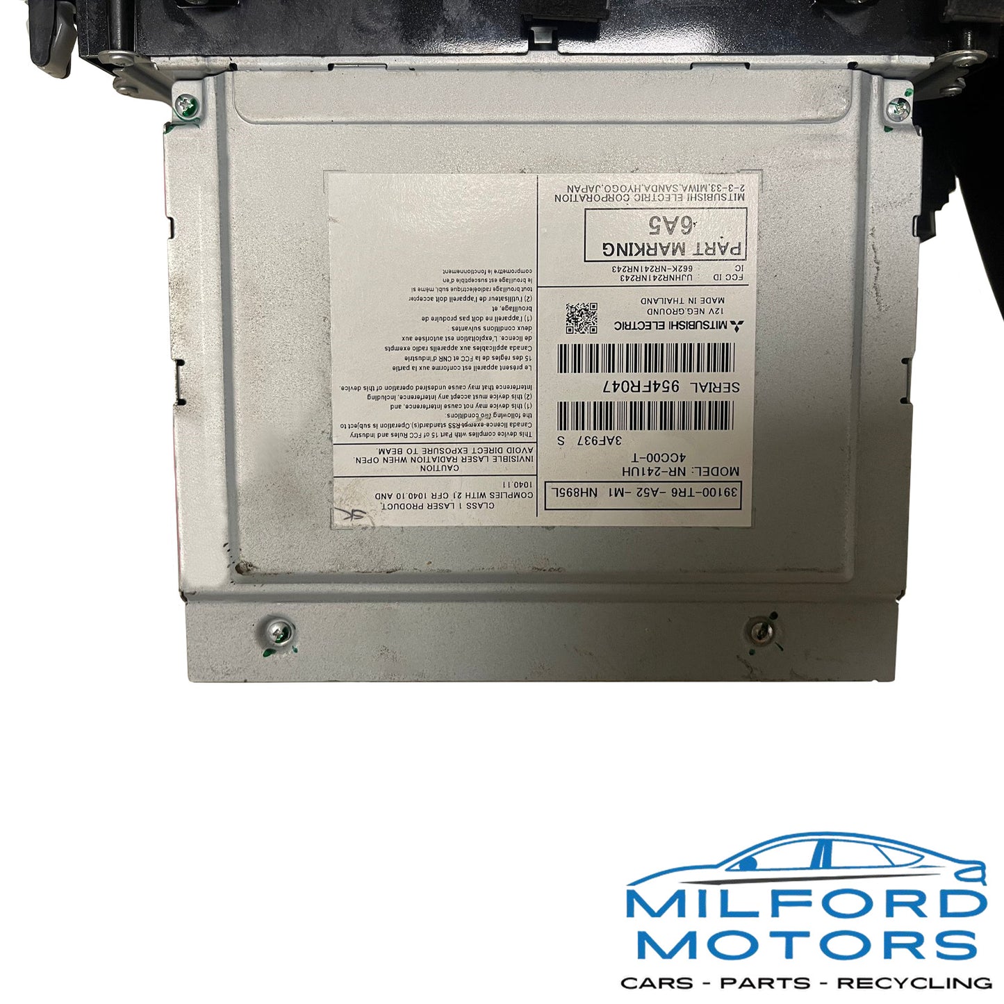 Used Audio Equipment Radio Display & Receiver 2013-2015 Civic SE Sedan 1.8L