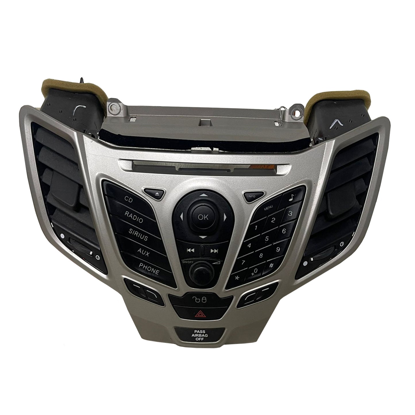 Audio Equipment Radio Control Panel 2011-2013 Ford Fiesta SE Hatchback 1.6L