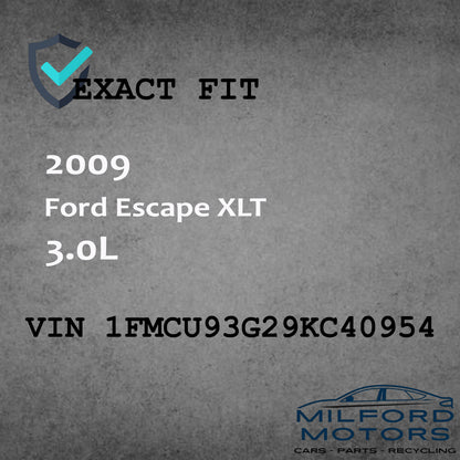 Black Passenger Side View Mirror Fits for 2008-2009 Ford Escape XLT 3.0L