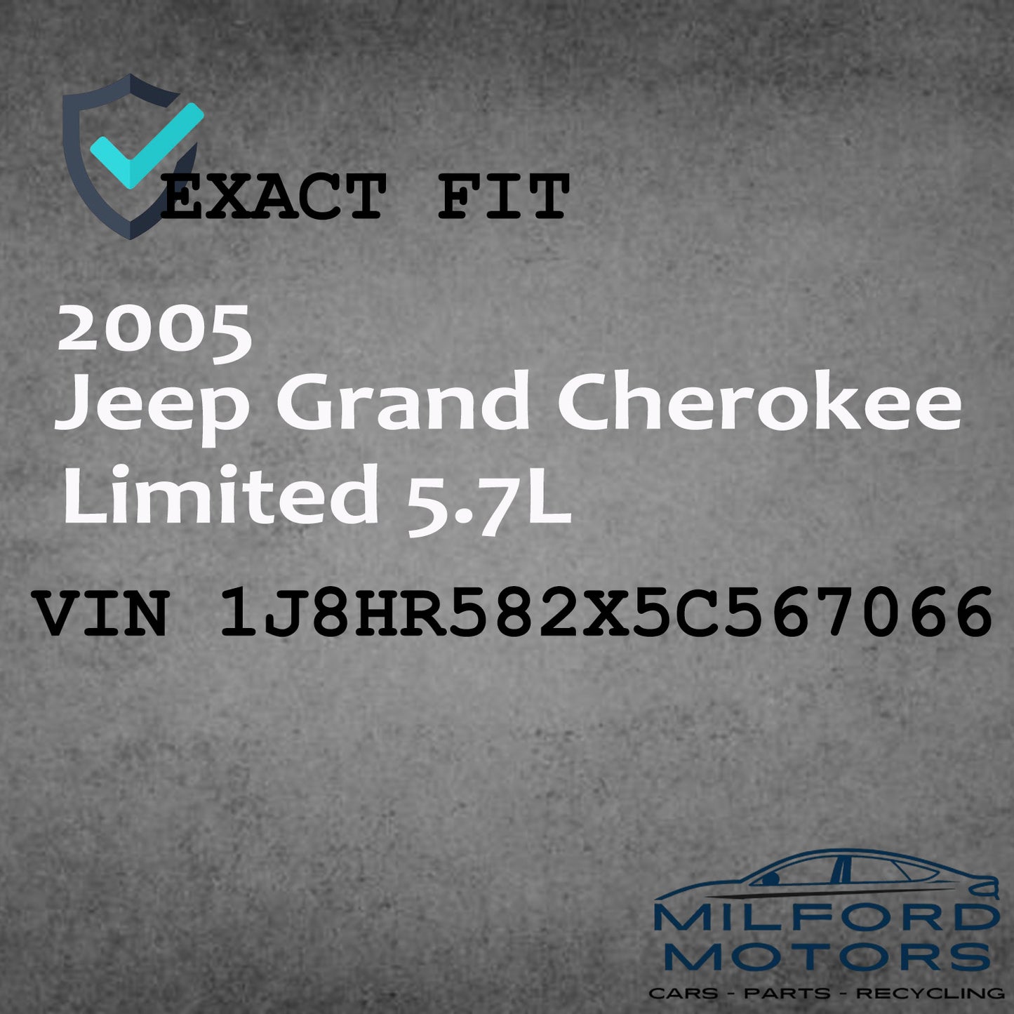 Driver Side Headlamp Assembly Fits for 2005-2007 Grand Cherokee 5.7L