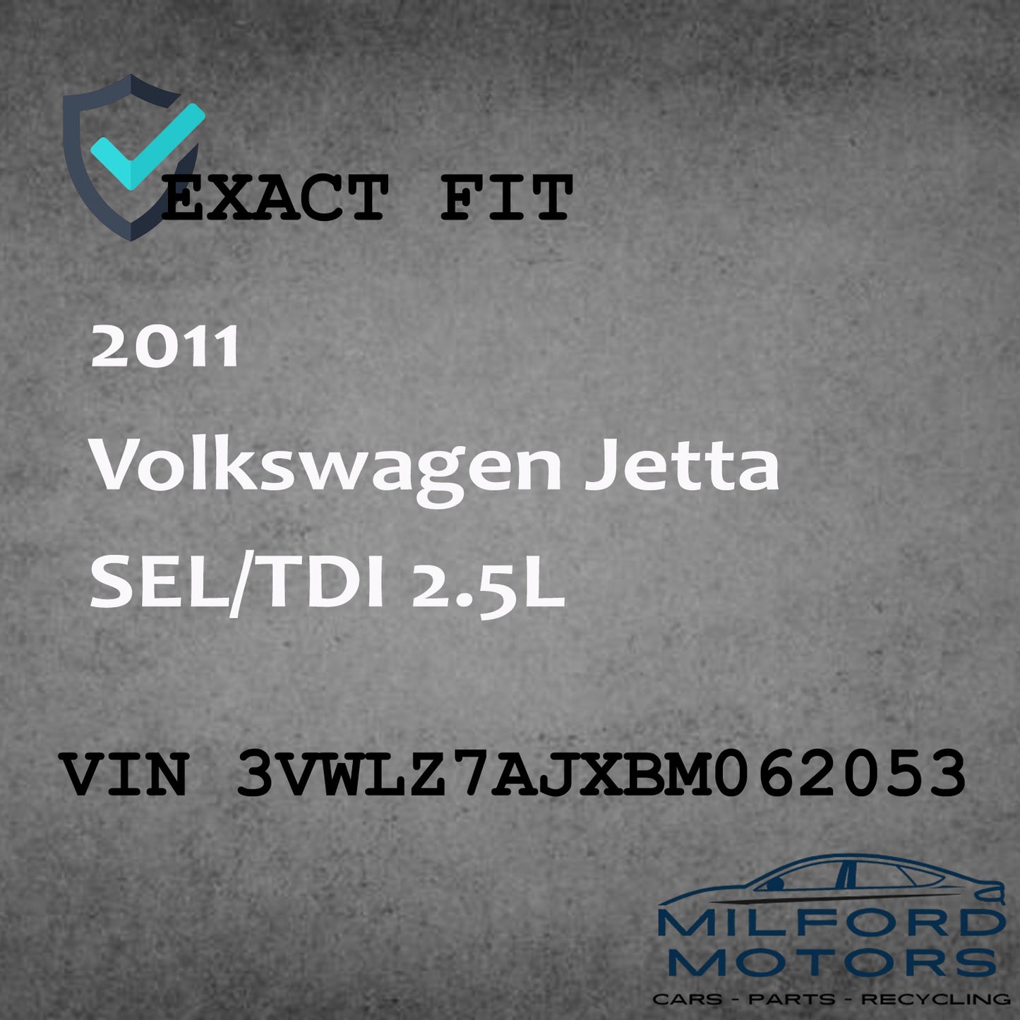 Black Semi-Automatic Temperature Control  Fits 2011-2014 VW Jetta Golf CC 2.5L